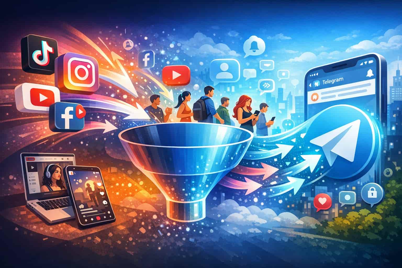 Трафик для Телеграм